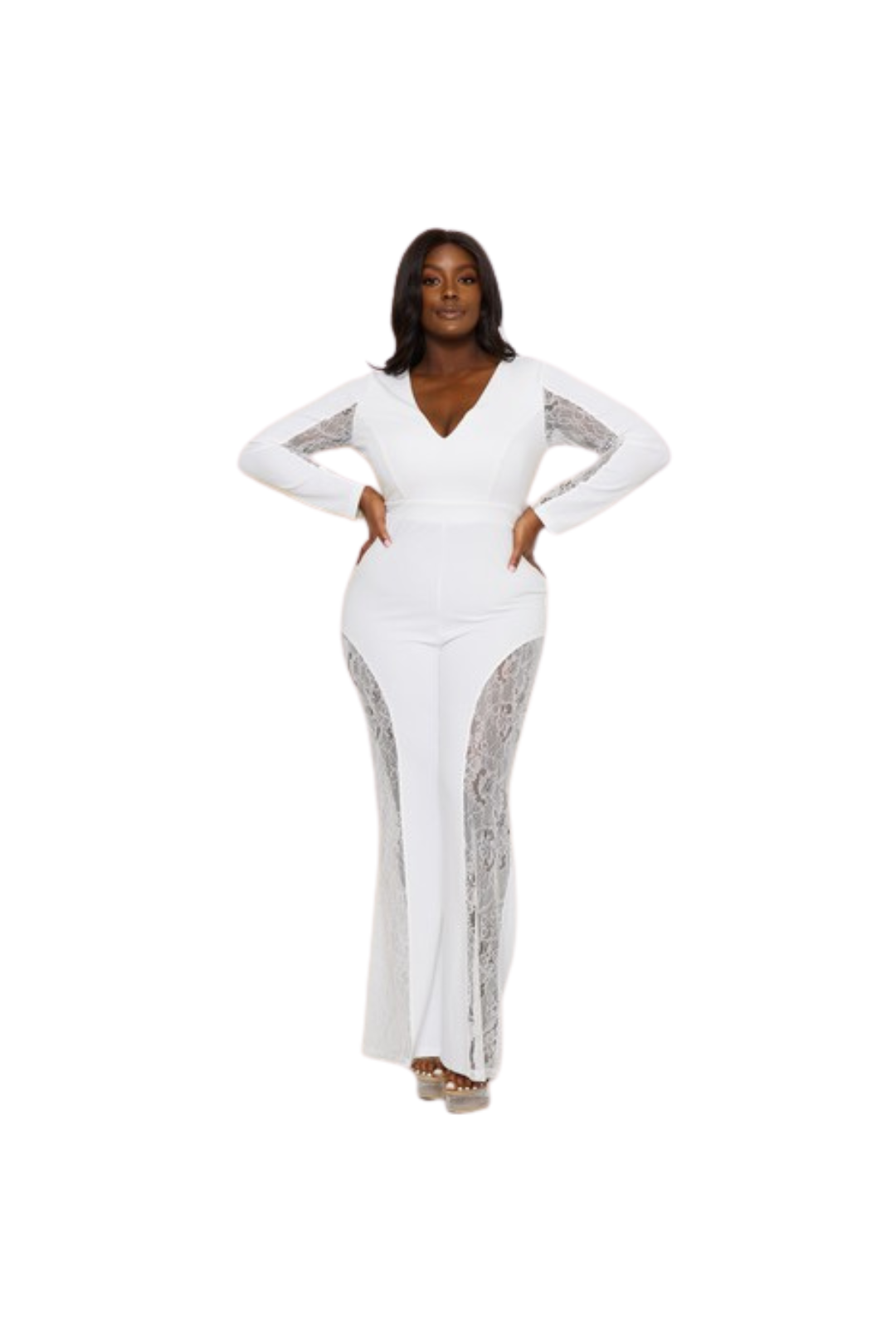 Luxe Lace Illusion Jumpsuit