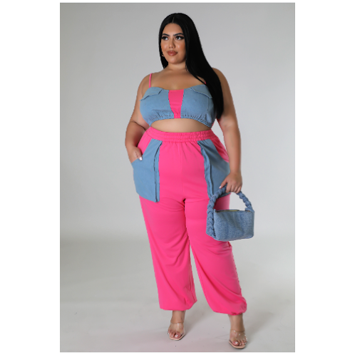 Popping Pink Pant Set