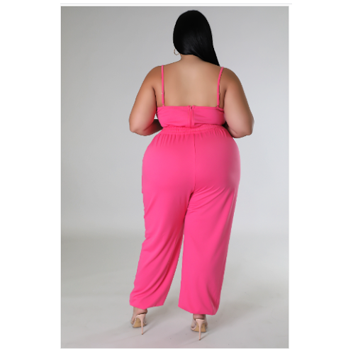 Popping Pink Pant Set