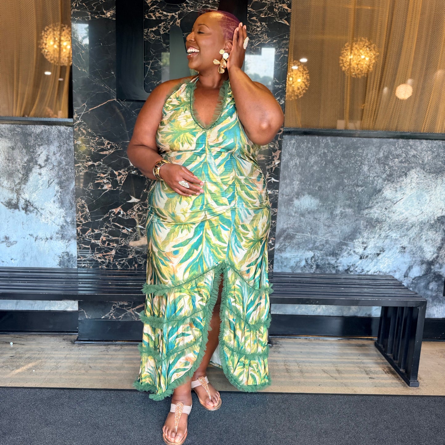 Palm Paradise Maxi Dress