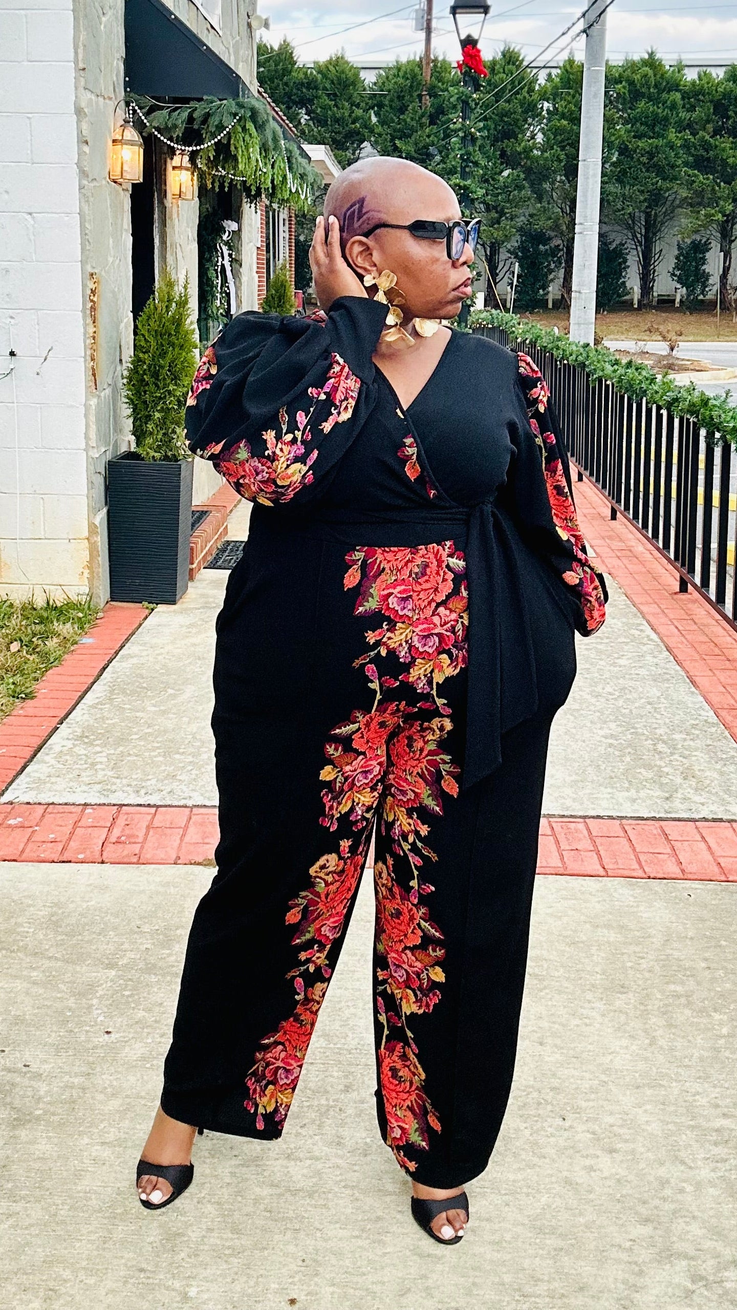 Midnight Bloom Jumpsuit