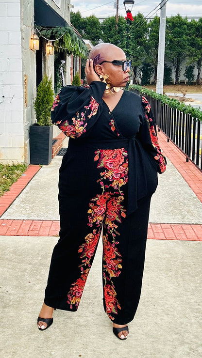 Midnight Bloom Jumpsuit