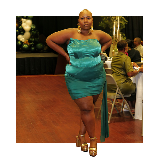 Emerald Reign Mini Dress