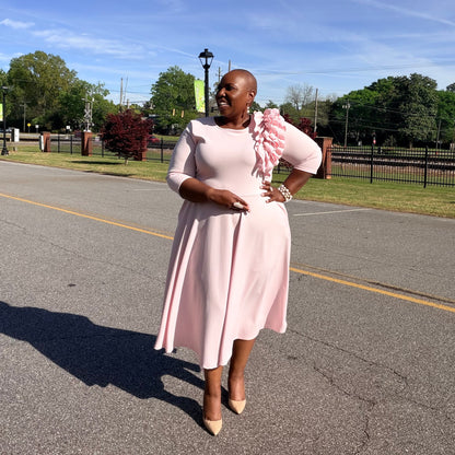 The Petal Symphony Dress