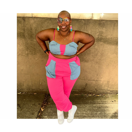 Popping Pink Pant Set