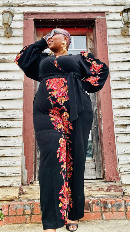 Midnight Bloom Jumpsuit