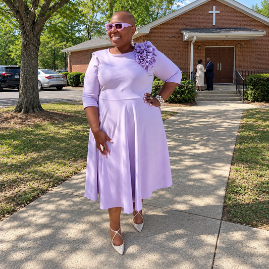 The Petal Symphony Dress