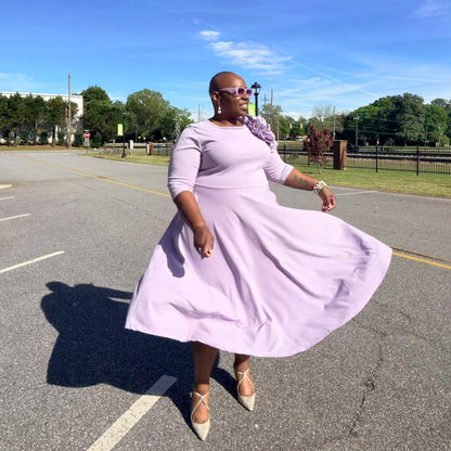 The Petal Symphony Dress