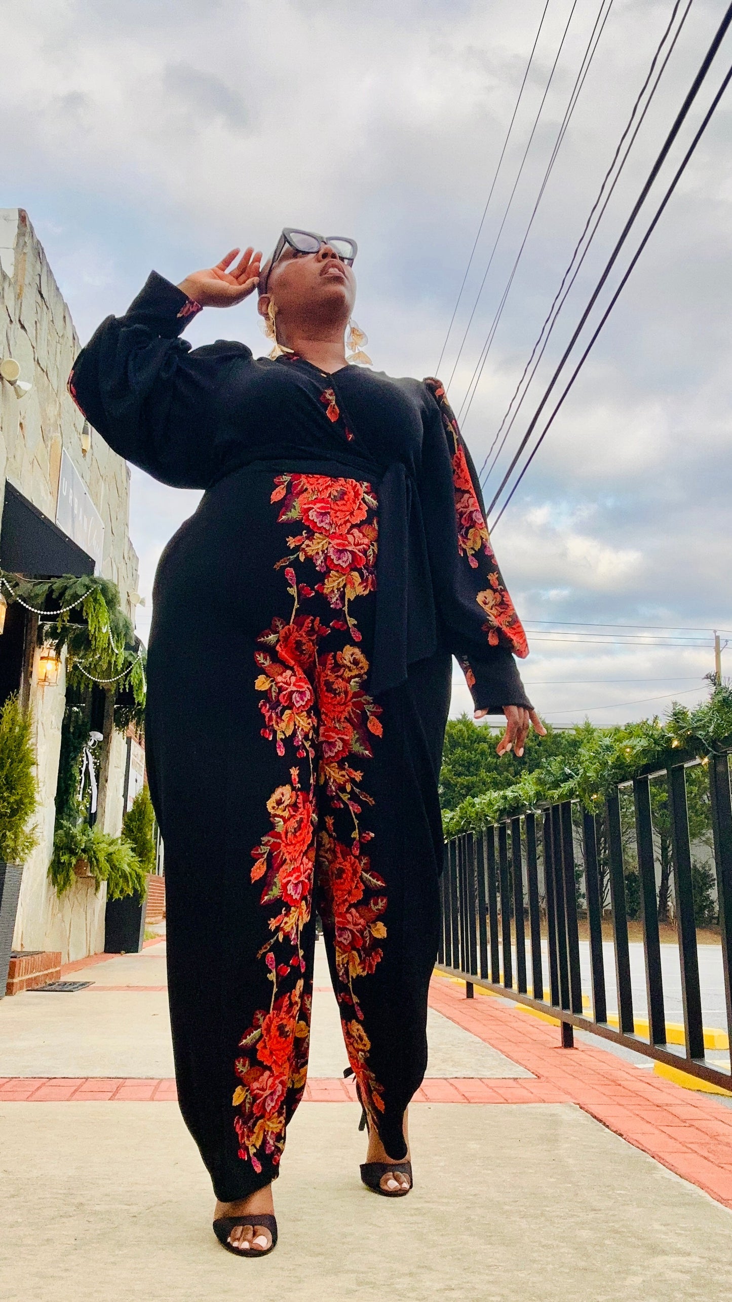Midnight Bloom Jumpsuit