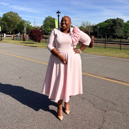 The Petal Symphony Dress