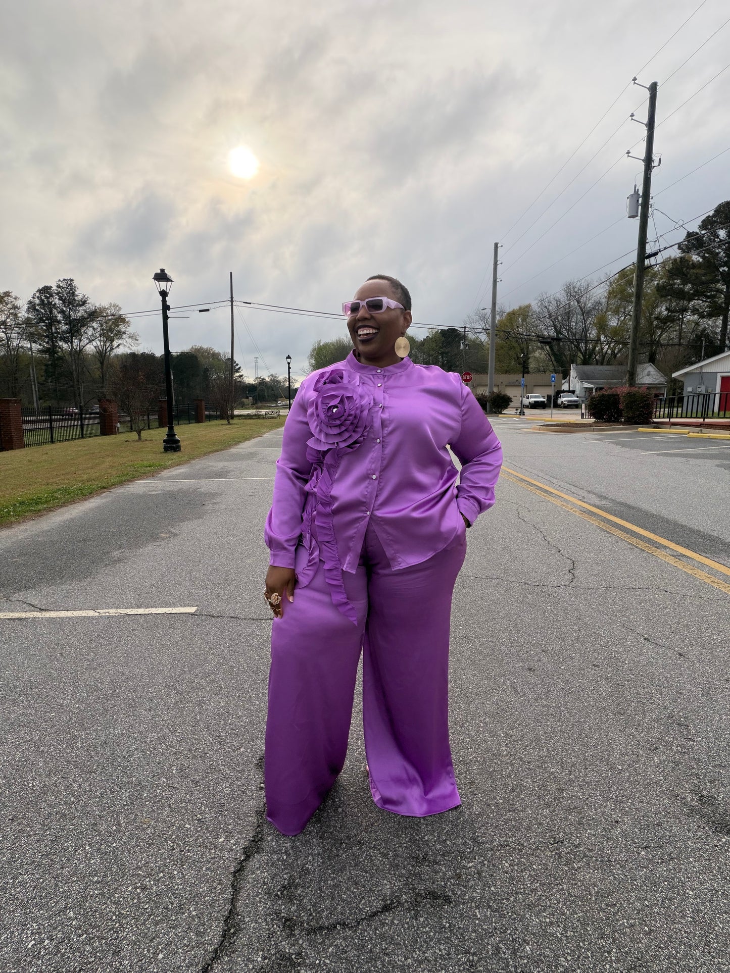 Love In Sight Satin Set