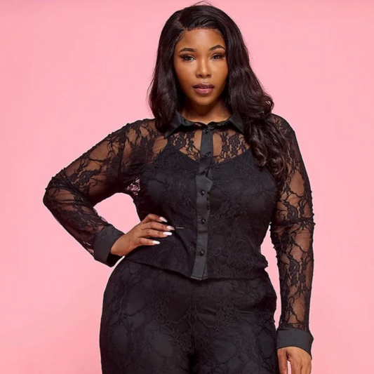 Midnight Lace Power Top