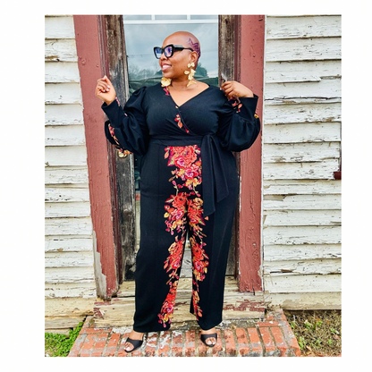 Midnight Bloom Jumpsuit