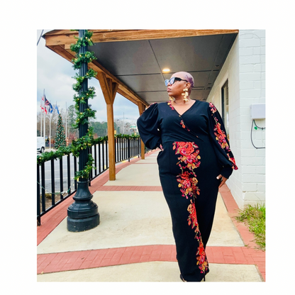 Midnight Bloom Jumpsuit